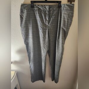 Women's Gray Checkered Pants